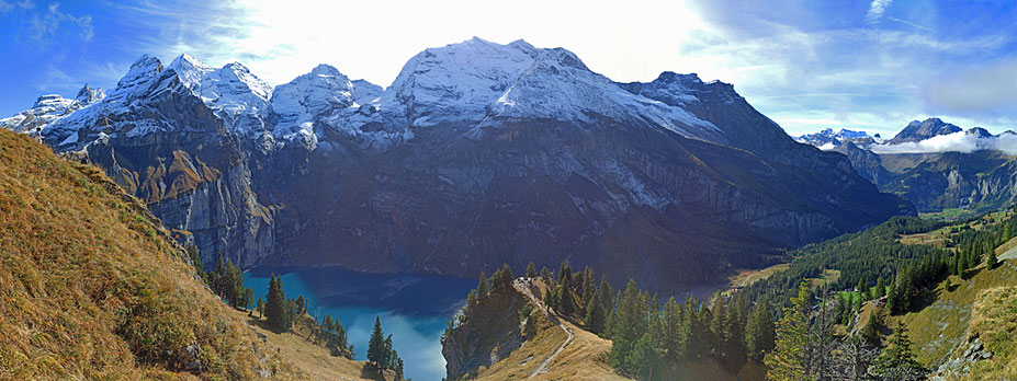 Тур по Альпам, Швейцария, озеро Эшинен