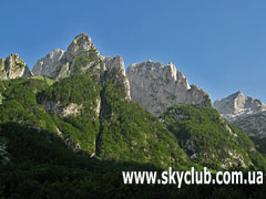 Поход по Черногории, горы Проклетье,  долина Грбая