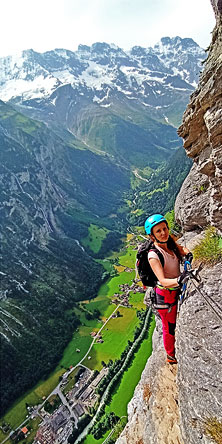 Тур по Альпам, Швейцария, виа феррата Мюррен